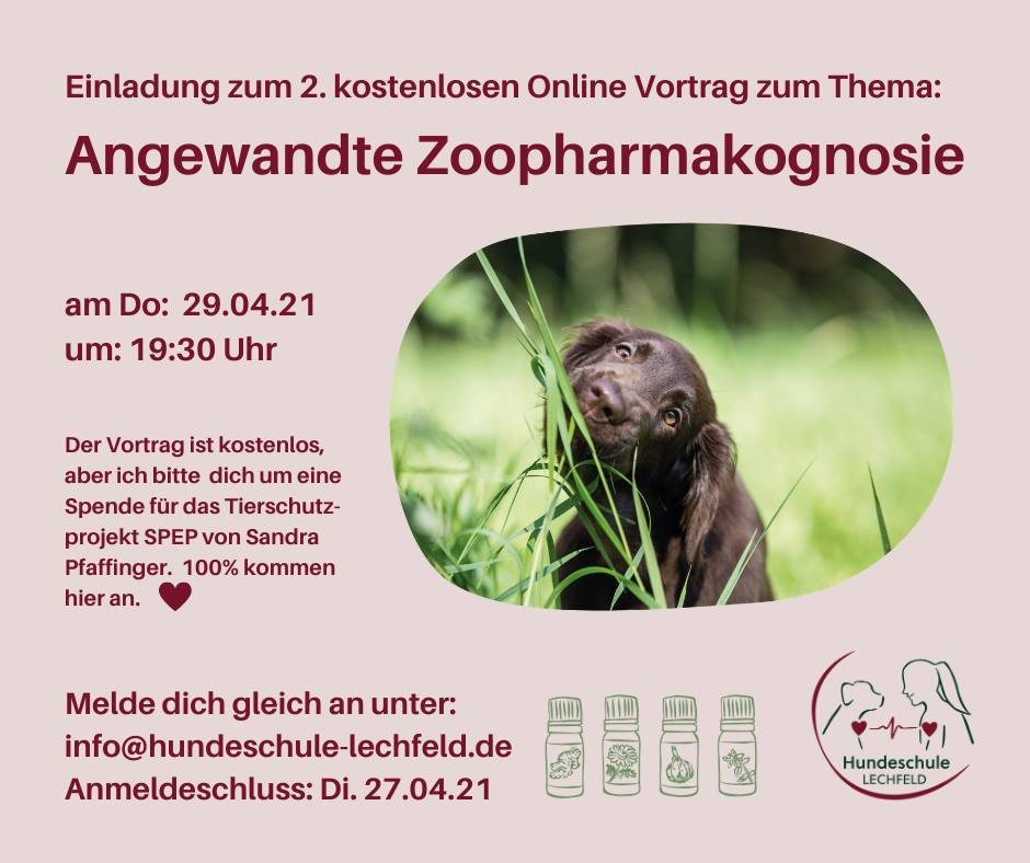 Zoopharmakognosie Claudia Muxfeldt Hundeschule Lechfeld 1