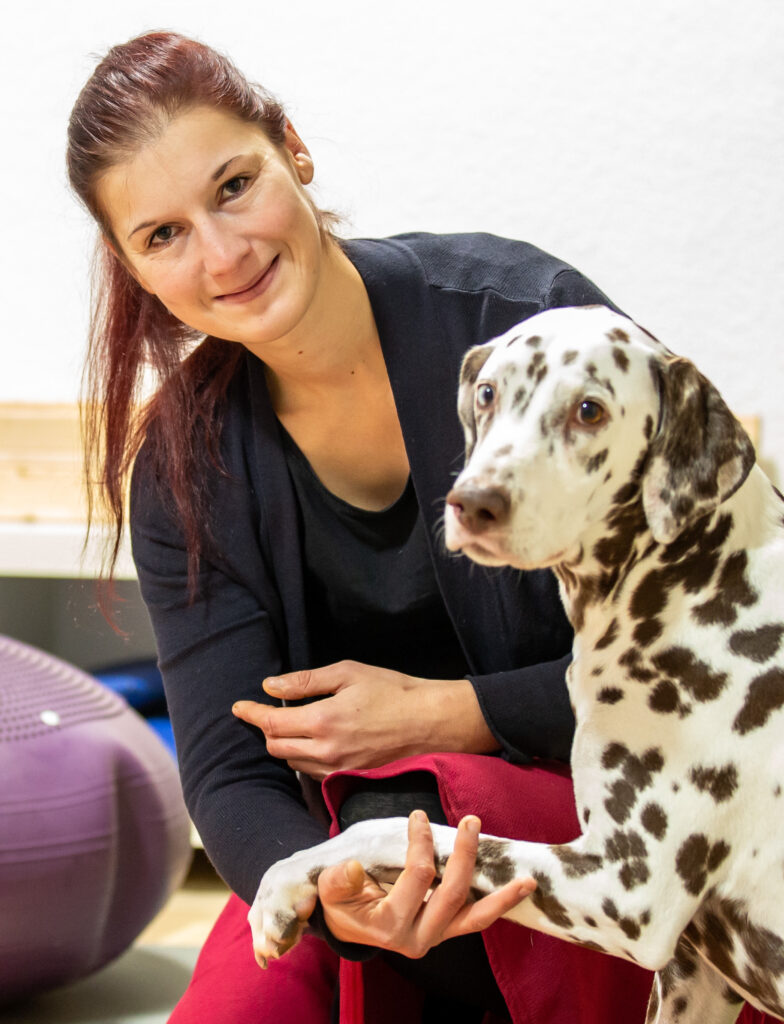 Vivien Wittig mit Dalmatiner Lucky